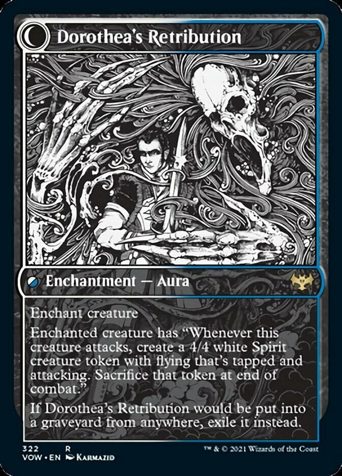 Dorothea, Vengeful Victim // Dorothea's Retribution [#322 Showcase] (VOW-R)