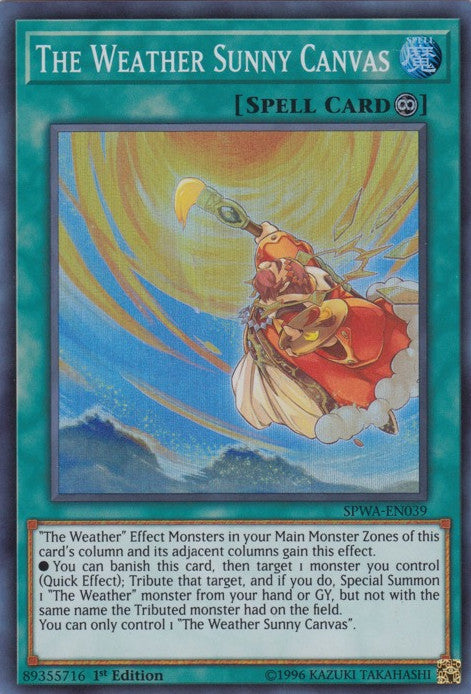 The Weather Sunny Canvas (SPWA-EN036) 1st Edition