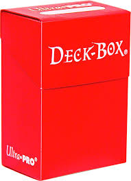 Ultra-PRO: Solid Deck Box -  Red