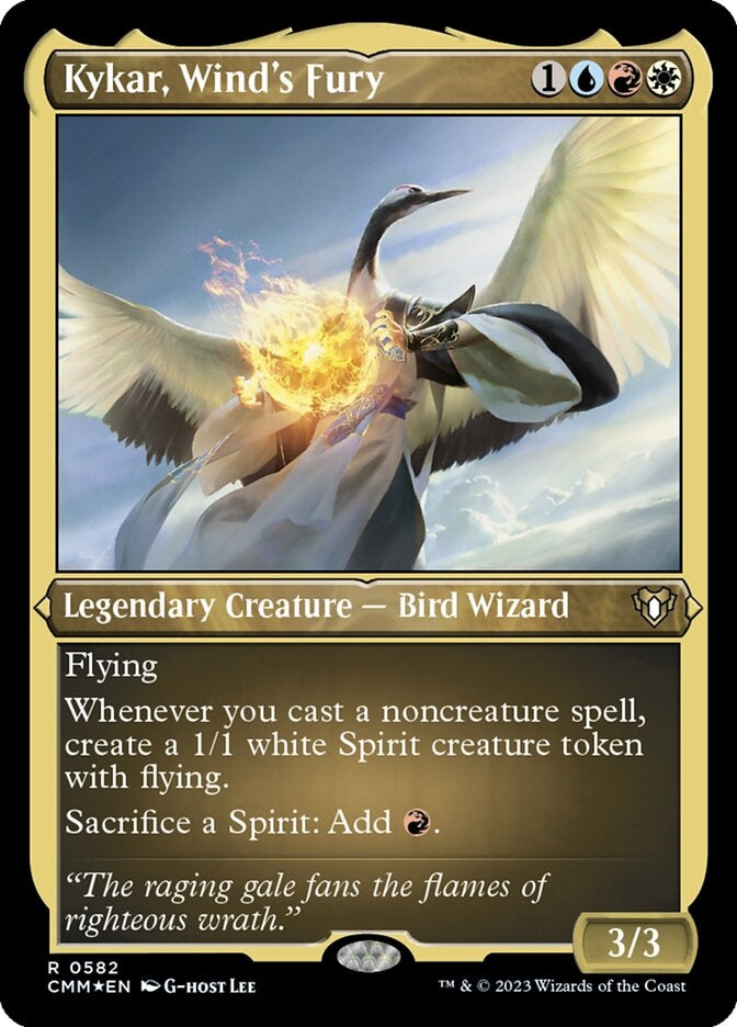 Kykar, Wind's Fury [#0582 Etched Foil] (CMM-R)