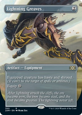 Lightning Greaves [#360 Alternate-Art Borderless] (2XM-R)