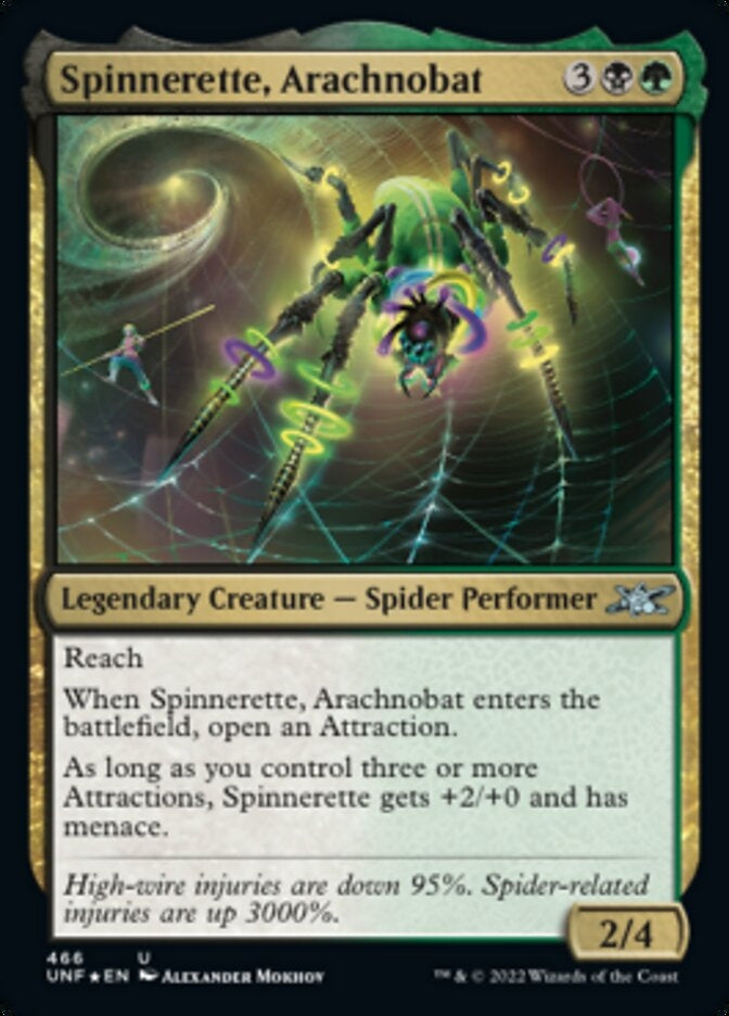 Spinnerette, Arachnobat [#466 Galaxy Foil] (UNF-U)