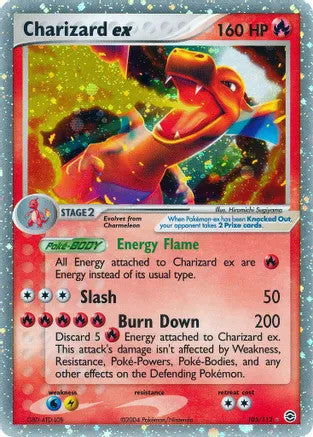 Charizard EX (105/112) Damaged