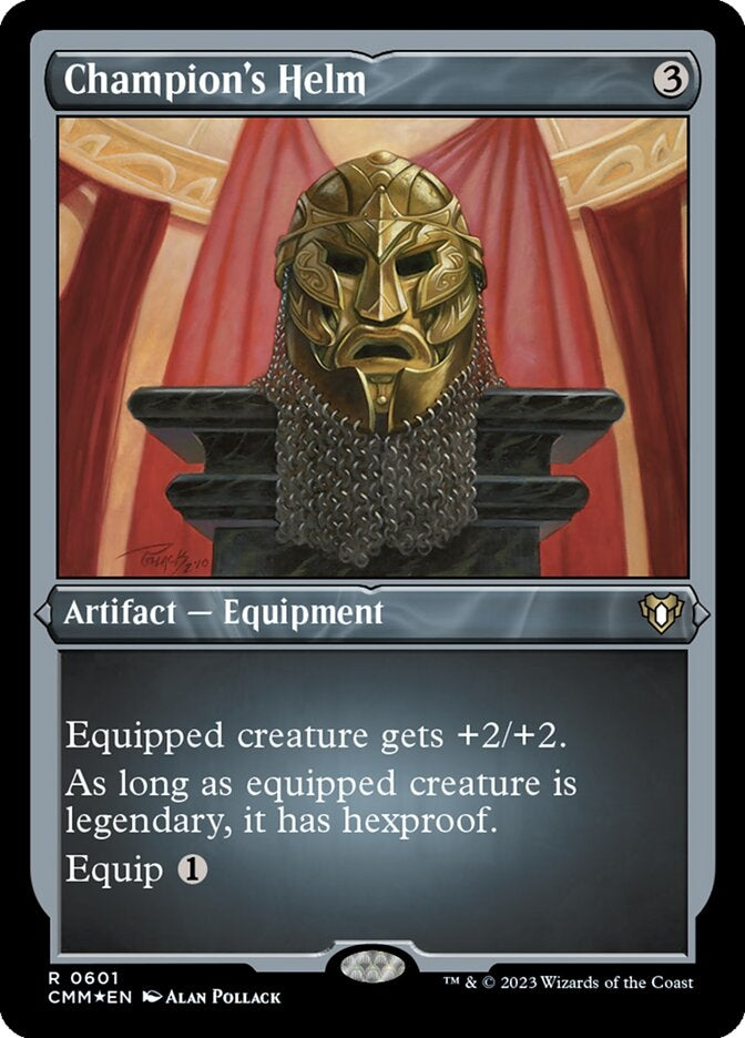 Champion's Helm [#0601 Etched Foil] (CMM-R)