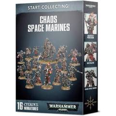 40K: Heretic Astartes: Chaos Space Marine - Start Collecting! (16 Miniatures) (OOP)