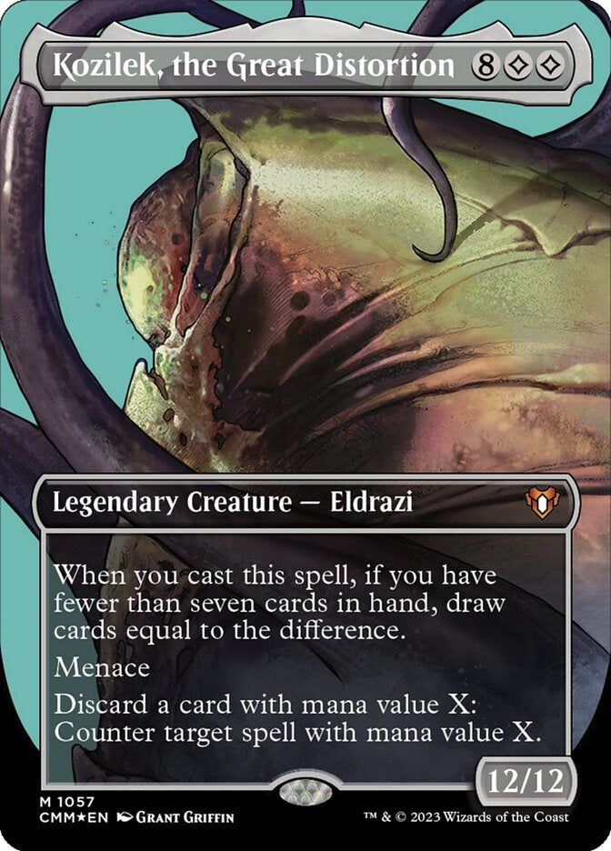 Kozilek, the Great Distortion [#1057 Textured Foil] (CMM-M)