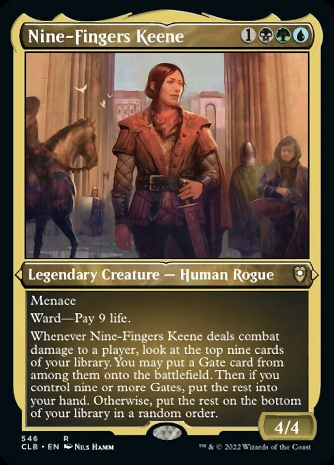 Nine-Fingers Keene [#546 Etched Foil] (CLB-R)