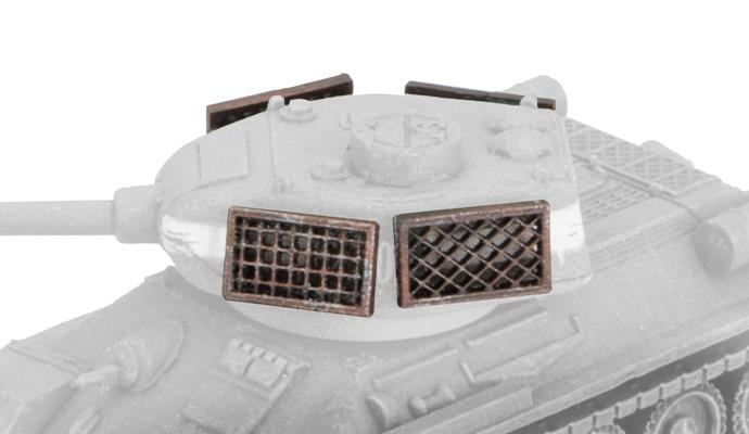Flames of War: WWII: Soviet (SU961) - Bedspring Armour (x4) (Late)