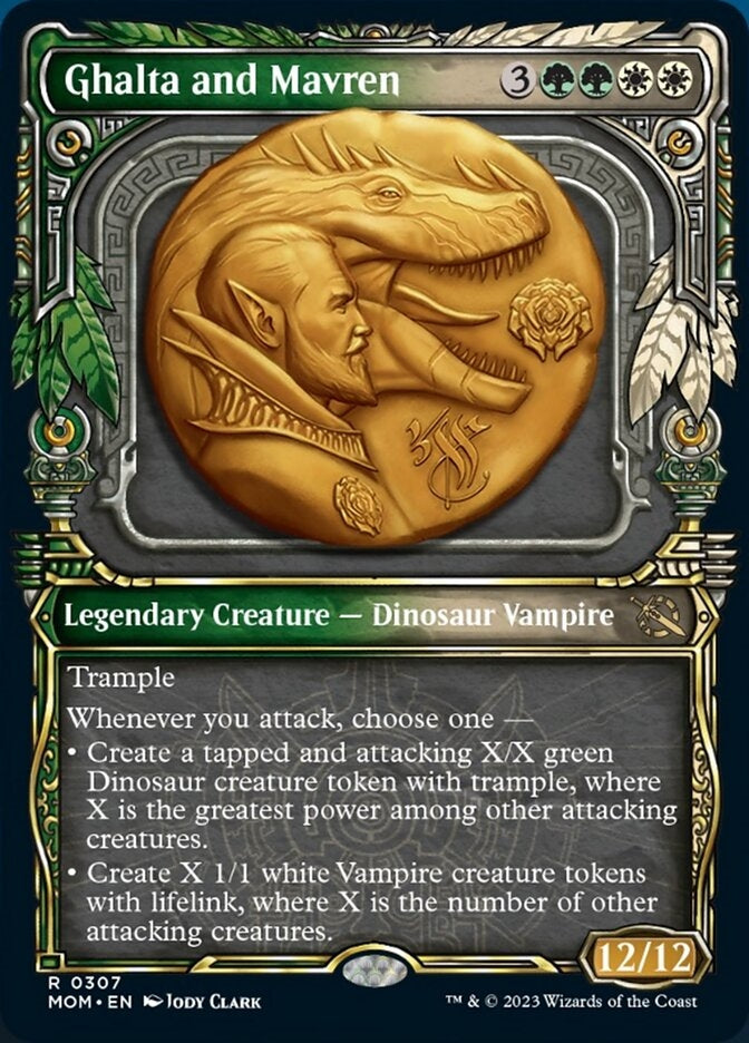 Ghalta and Mavren [#0307 Showcase] (MOM-R)