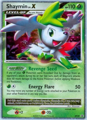 Shaymin Lv. X - DP39 (PR) Promo - Near Mint