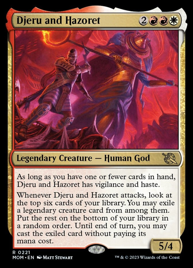 Djeru and Hazoret [#0221] (MOM-R)