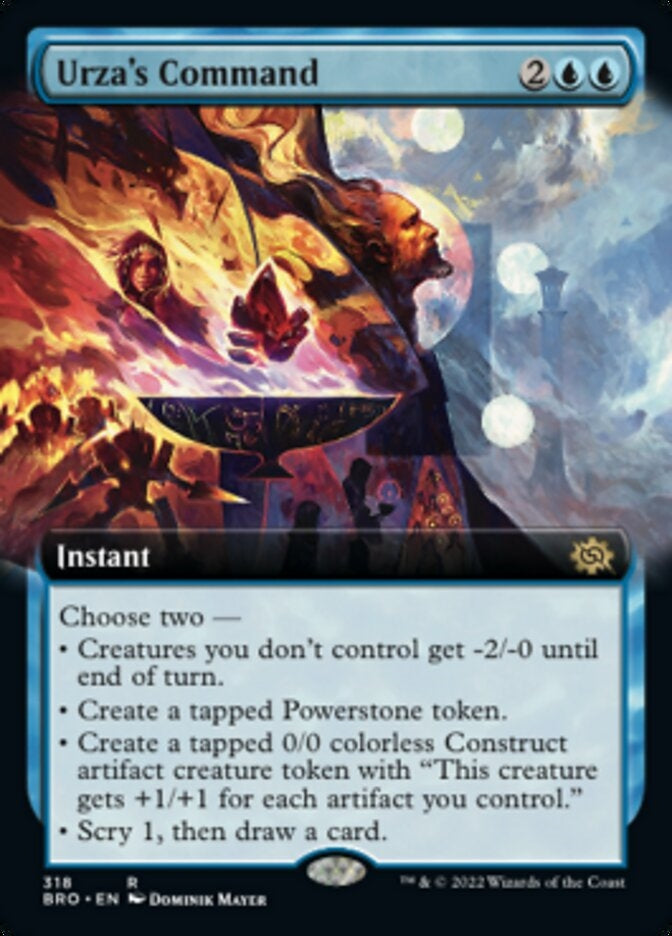 Urza's Command [#318 Extended Art] (BRO-R)