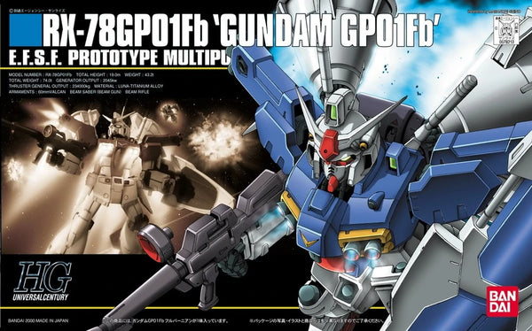 1/144 (HG-UC): Gundam 0083: Stardust Memory - #018 RX-78GP01Fb 'Gundam GP01Fb' E.F.S.F. Prototype Multipurpose Mobile Suit