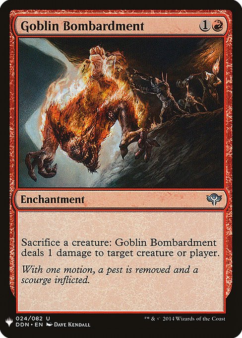 Goblin Bombardment [Mystery Booster #024] (DDN-U)