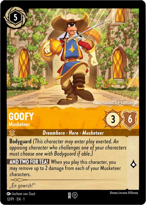 Goofy - Musketeer (Disney Lorcana Promo Cards 12) Promo - Near Mint