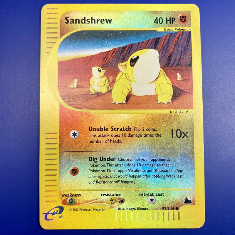 Sandshrew (92/144) Reverse Holofoil