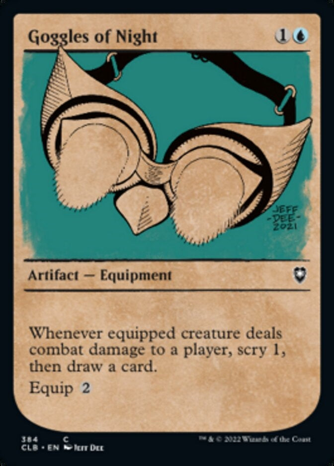 Goggles of Night [#384 Showcase] (CLB-C)