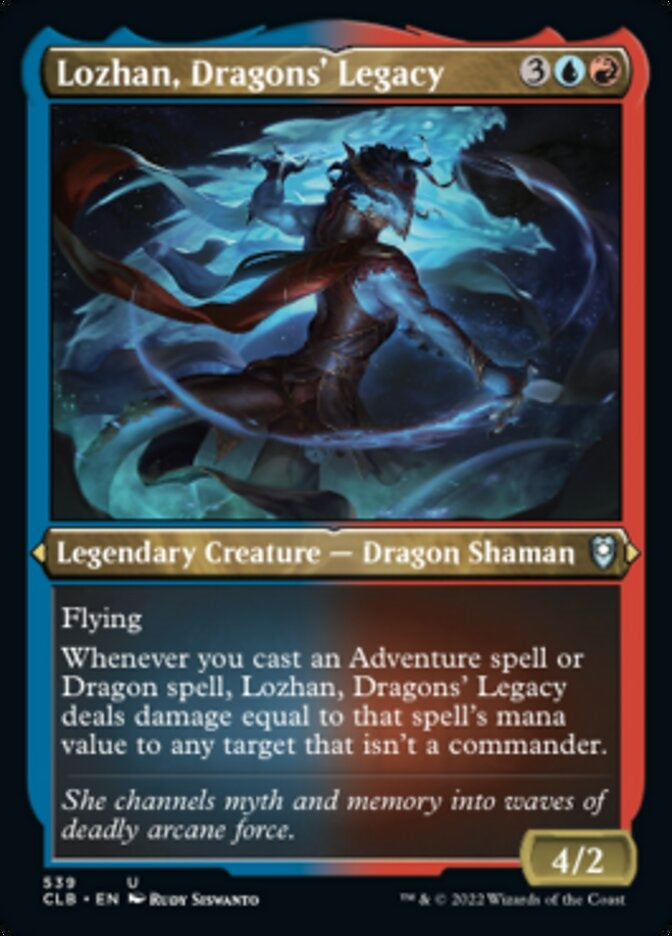 Lozhan, Dragons' Legacy [#539 Etched Foil] (CLB-U)