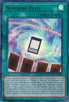 Numbers Eveil (CYAC-EN000) Ultra Rare - Near Mint 1st Edition