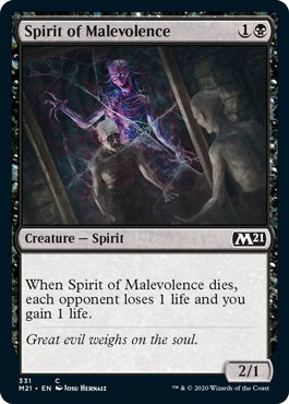 Spirit of Malevolence [#331 Planeswalker Deck] (M21-C)