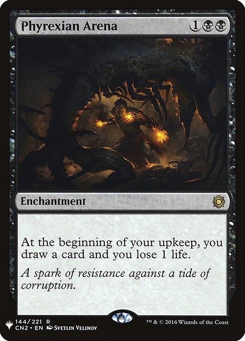 Phyrexian Arena [Mystery Booster #0730] (CN2-R)