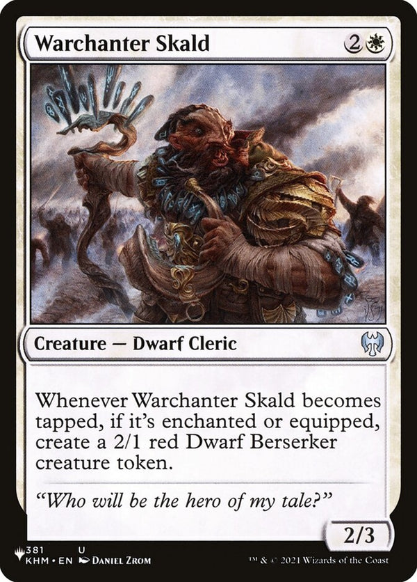 Warchanter Skald (KHM-U-LIST)