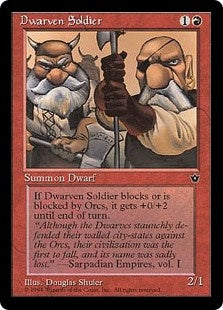 Dwarven Soldier [#053 Shuler] (FEM-C)