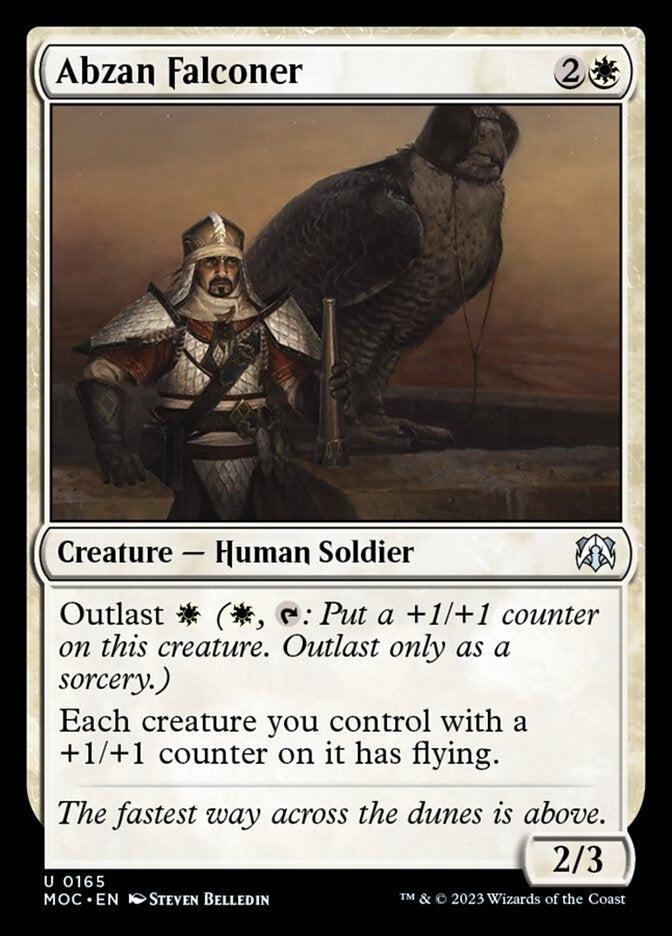 Abzan Falconer [#0165 Reprint] (MOC-U)