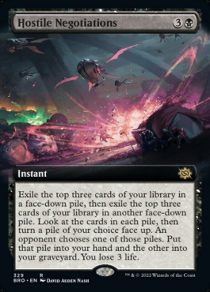 Hostile Negotiations [#329 Extended Art] (BRO-R)