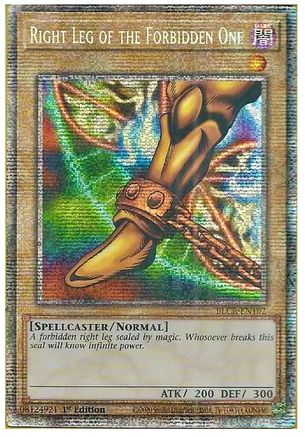 Right Leg of the Forbidden One (BLCR-EN102) 1st Ed. Starlight Rare