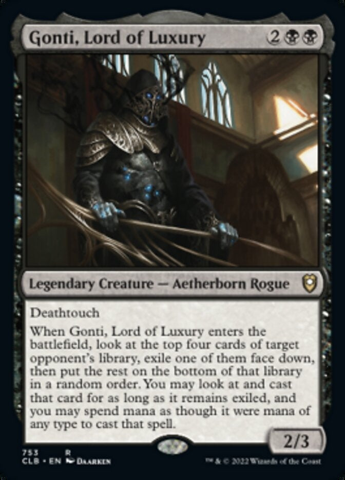 Gonti, Lord of Luxury [#753 Commander Decks] (CLB-R)