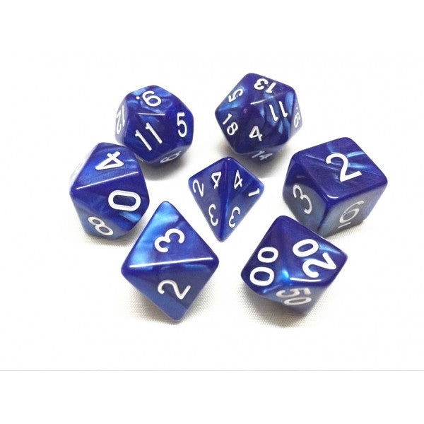 HDP-04: Pearl - Blue Poly Set (7)