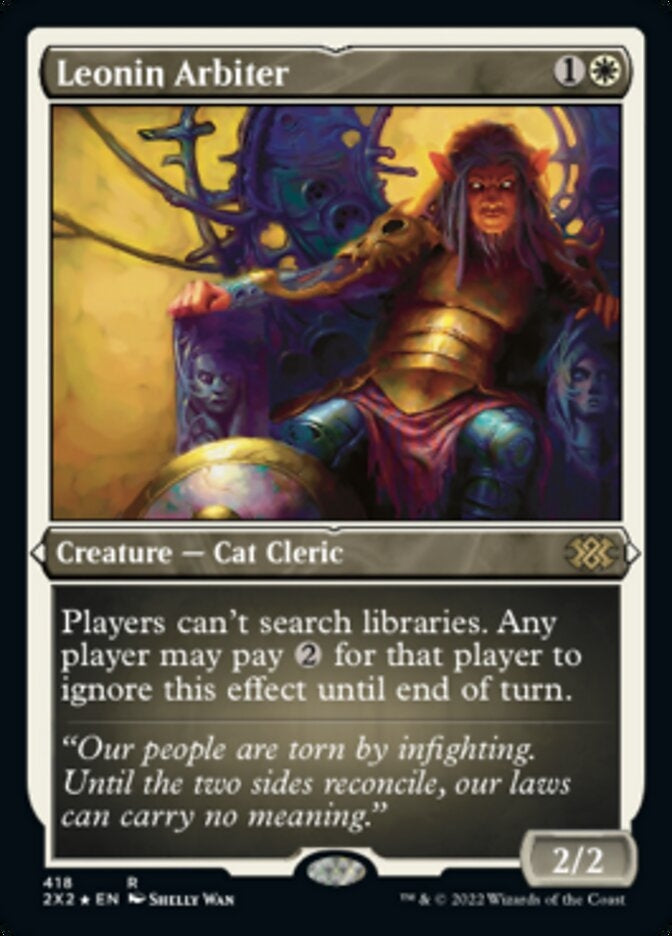 Leonin Arbiter [#418 Etched Foil] (2X2-R)