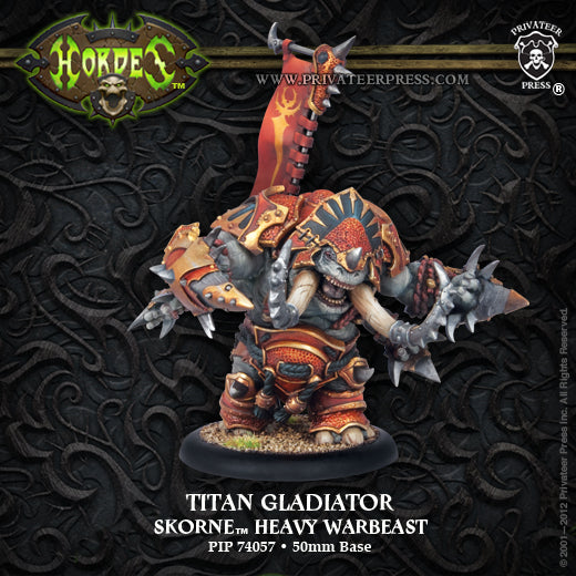 Hordes: Skorne - Titan Cannoneer / Gladiator / Sentry, Heavy Warbeast (Plastic)
