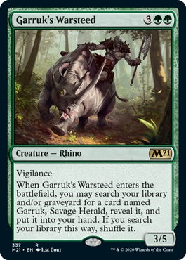 Garruk's Warsteed [#337 Planeswalker Deck] (M21-R)
