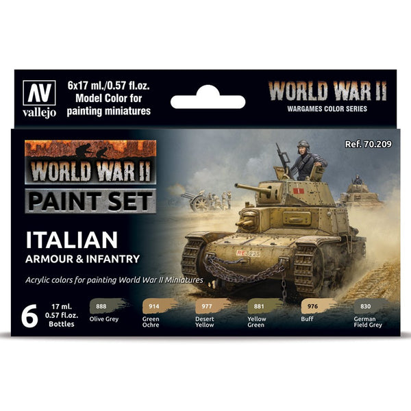 Model Color: World War II Paint Set - Italian Armour and Infantry