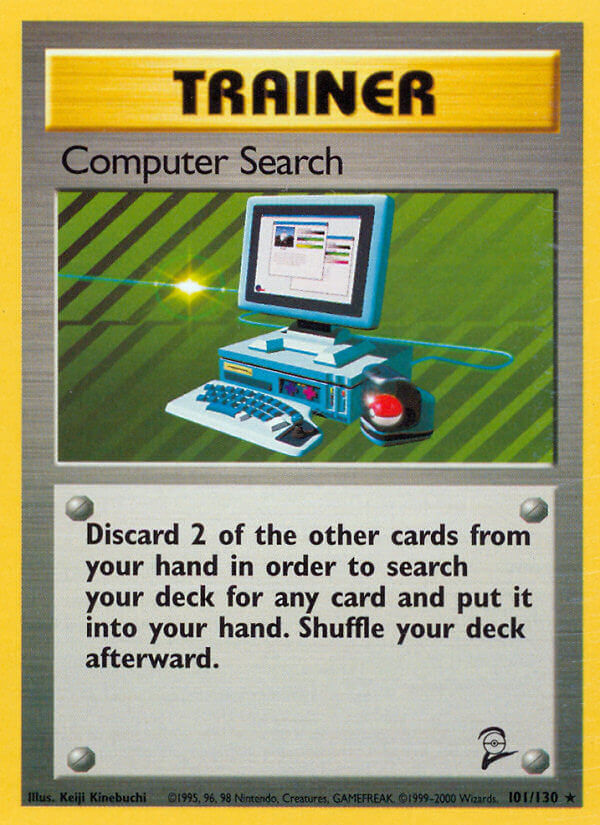 Computer Search - 101/130 (BS2) Rare - Near Mint