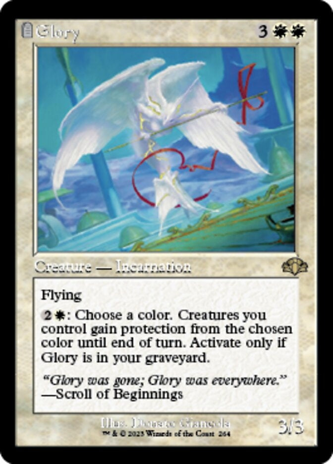 Glory [#264 Old Frame Bonus Sheet] (DMR-R)