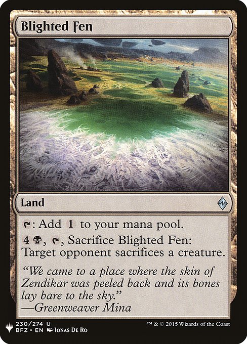 Blighted Fen [Mystery Booster #1658] (BFZ-U)