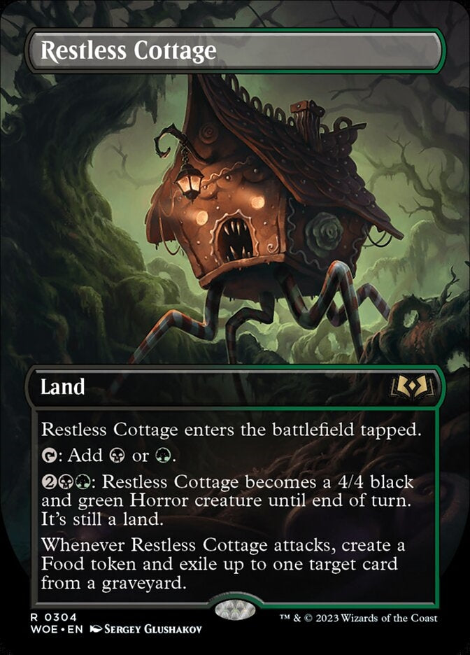 Restless Cottage [#0304 Alternate-Art Borderless] (WOE-R)