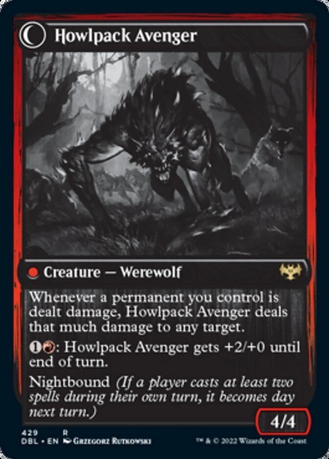 Ill-Tempered Loner // Howlpack Avenger [#429] (DBL-R)