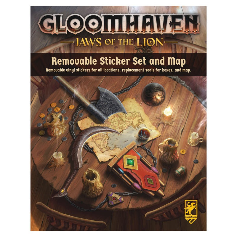 Gloomhaven: JotL: Rem Sticker Set & Map