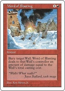 Word of Blasting (5ED-U)