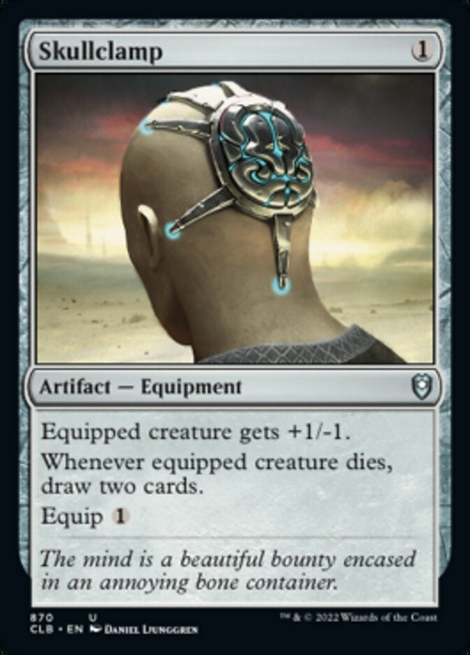 Skullclamp [#870 Commander Decks] (CLB-U)