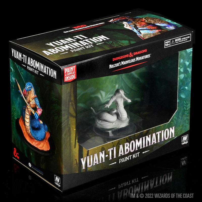 D&D: Nolzur's Marvelous Miniatures - Paint Night Kit 11: Yuan-ti Abomination