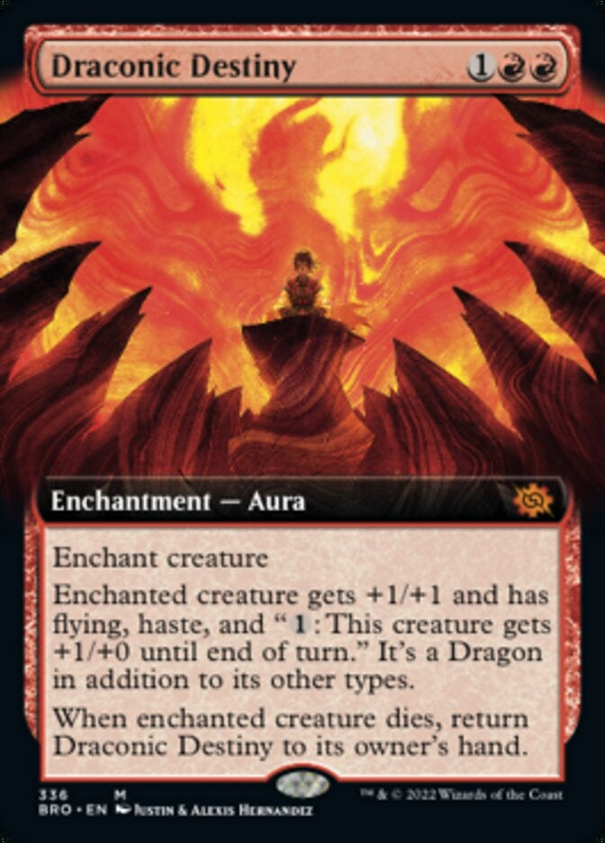 Draconic Destiny [#336 Extended Art] (BRO-M)