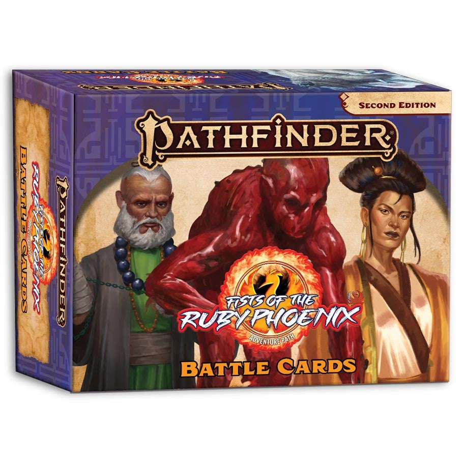 Pathfinder 2nd Edition RPG: Fist of the Rusty Phoenix Battle Cards