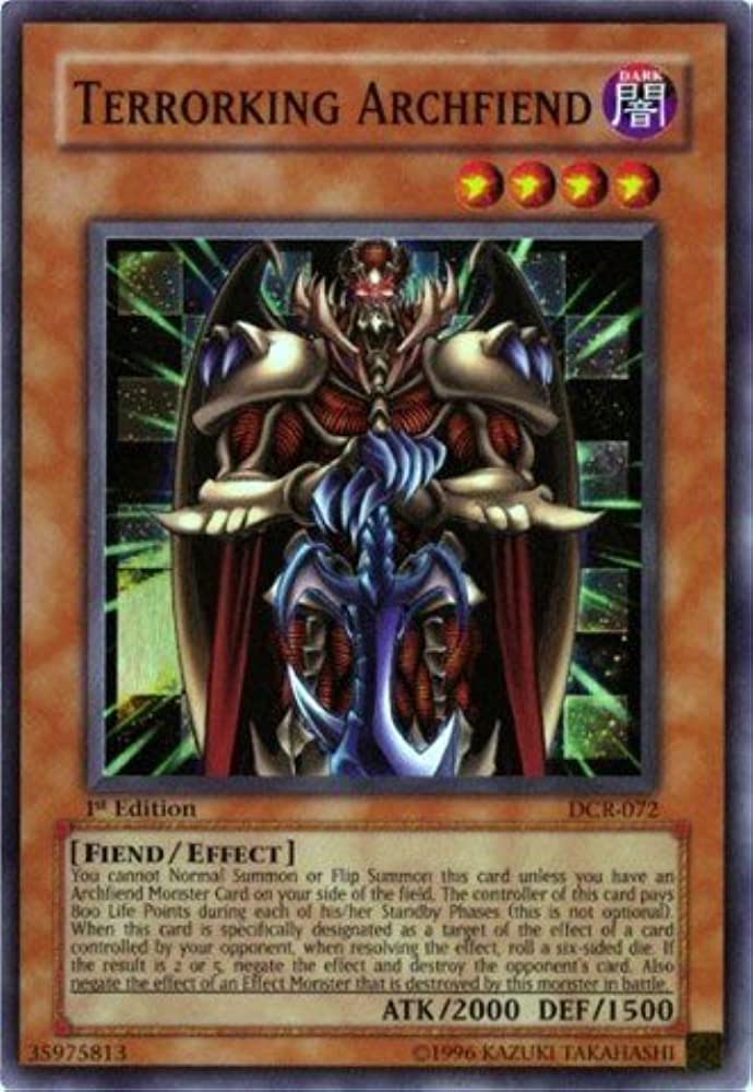Terrorking Archfiend (DCR-EN072) 1st Edition