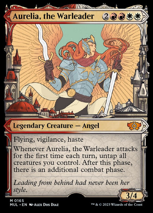 Aurelia, the Warleader [#0165 Halo Foil] (MUL-M)