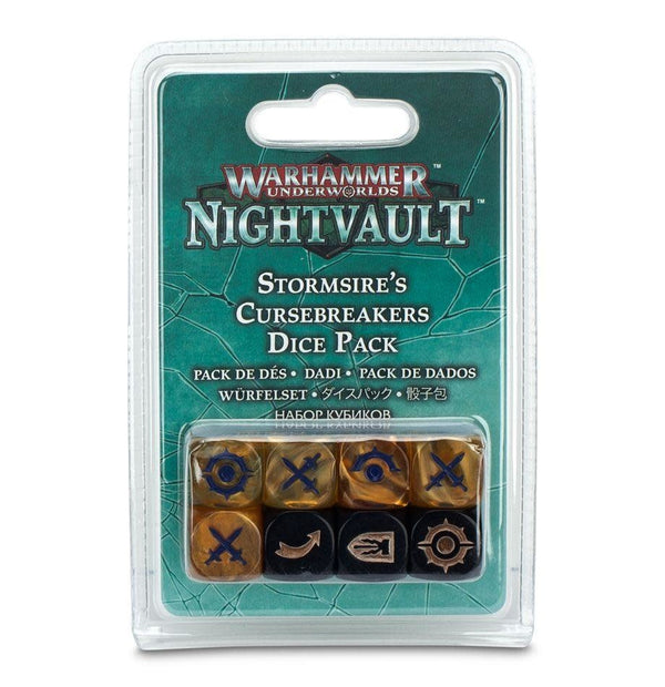 Citadel Hobby: Dice Set - Warhammer Underworlds: Nightvault - Stormcast Wizards: Stormsire's Cursebreakers (OOP)